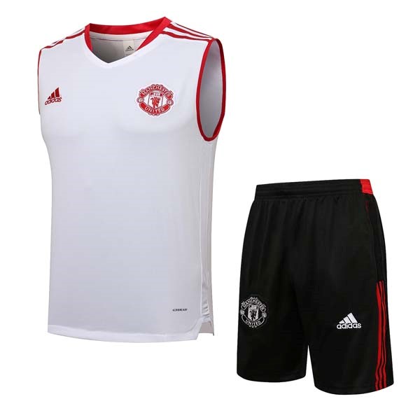 Camiseta Manchester United Sin Mangas Conjunto Completo 2021-22